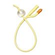 Covidien Dover Two-Way Silicone Elastomer Coated Foley Catheter - 5cc Balloon Capacity