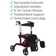 Vive Mobility Wheelchair Rollator