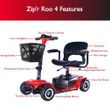 Zipr Extra Four Wheel Traveler Scooter