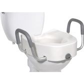 Graham Field Locking Raised Toilet Seat With Removable Armrests Graham Field Locking Raised Toilet Seat With Removable Armrests
