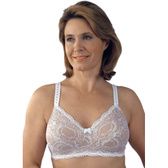 Amoena Jane Wire-Free Bra - Padded Molded Foam Cup, Super Soft, Zebra Stripe Print - View #5