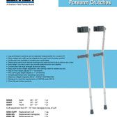 Graham Field Forearm Crutch Tall