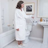 Sammons Preston Curved Bath Rail - Secure Tub Transfer Handle With 200lb Capacity