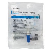 Buy McKesson Vinyl Urinary Leg Bag With Anti-Reflux Valve