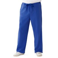 Buy Medline Newport Ave Unisex Stretch Fabric Scrub Pants with Drawstring - Royal Blue