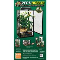 Buy Zoo Med Reptibreeze Open Air Aluminum Screen Cage Black