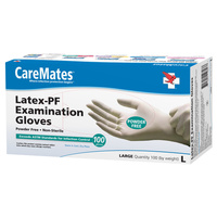 Buy Shepard CareMates Latex Powder Free Examination Gloves