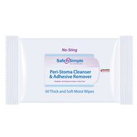 Safe N Simple Peri Stoma Adhesive Remover Wipes