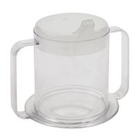 Buy Drive Lifestyle Clear Two Handle Cup