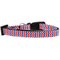 Buy Mirage Patriotic Chevrons Nylon Ribbon Dog Collar