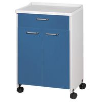 Buy Clinton Molded Top Mobile Treatment Cabinet with Two Doors and One Drawer