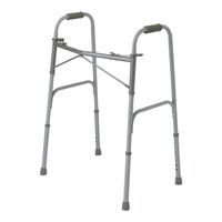 Buy Medline Standard Bariatric Two-Button Folding Walker