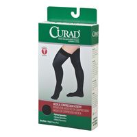 Buy Medline Curad Hospital-Quality Closed Toe Thigh High 15-20mmHg Medical Compression Stockings