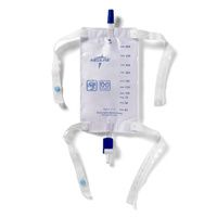 Buy Medline Urinary Leg Bags with Twist Valve Elastic Straps