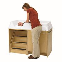 Buy Childrens Factory Angeles Changing Table With Locking Stairs