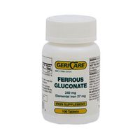 Buy Geri-Care Ferrous Gluconate Iron Supplement