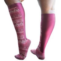 Buy Xpandasox Plus Size/Wide Calf Aztec Stripe Knee High Compression Socks