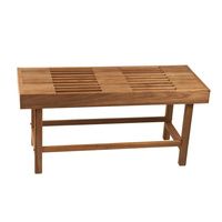 Buy Teakworks4u Teak Rigid Leg Bench with Slats