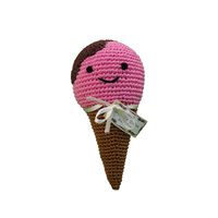 Buy Mirage Knit Knacks Scoop the Ice Cream Cone Organic Cotton Small Dog Toy