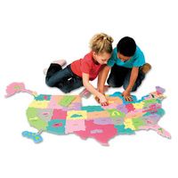 Buy Creativity Street WonderFoam Giant U.S.A. Puzzle Map