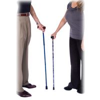 Buy Essential Medical Spring Garden Collection Demi Aluminum Folding Cane