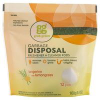 Buy Grab Green Tangerine With Lemongrass Garbage Disposal Cleaner Pods