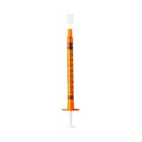 Buy Becton Dickinson Amber Oral Syringes with Tip Cap