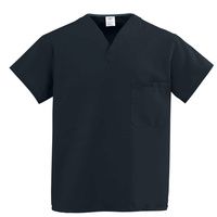 Buy Medline ComfortEase Unisex One-Pocket Reversible Scrub Tops - Black