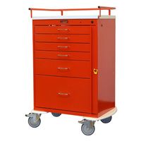 Buy Harloff Classic Line Six Drawer Emergency Cart With Breakaway Lock