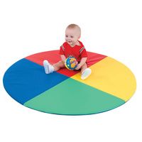 Buy Childrens Factory Four Color Pie Mat