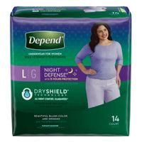 Depend Night Defense Underwear For Women  Overnight Absorbency