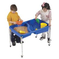 Buy Childrens Factory Double Basin Neptune Table Without Lid