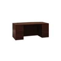 Buy HON 10500 Series Bow Front Double Pedestal Desk with Full-Height Pedestals