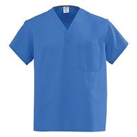 Buy Medline AngelStat Unisex Reversible V-Neck Scrub Tops - Sapphire