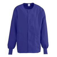 Buy Medline ComfortEase Unisex Crew Neck Warm-Up Jacket - Purple