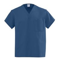 Buy Medline AngelStat Unisex Reversible V-Neck Scrub Tops - Navy