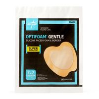 Buy Medline Optifoam Gentle Sacrum Silicone Face and Border Dressing