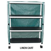 Buy MJM International Echo Three Shelf Linen Cart