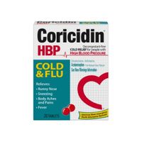 Buy Coricidin HBP Cold And Flu Relief Tablet