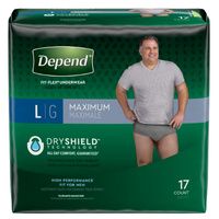 Buy Depend Fit-Flex Incontinence Underwear For Men - Maximum Absorbency