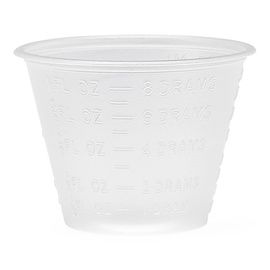 Medline Graduated Plastic Disposable Medicine Cups