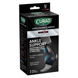 Medline Curad Performance Series Ironman Ankle Support with Stays