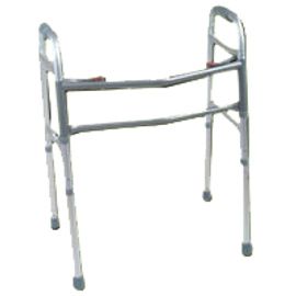 Rose Healthcare Oversized Two Button Aluminum Folding Walker