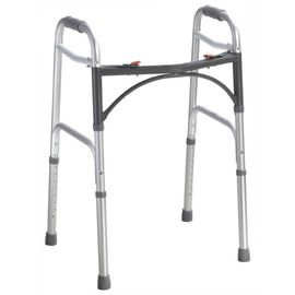 Drive Deluxe Two Button Folding Walker