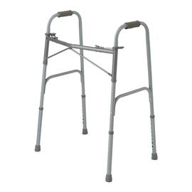Medline Standard Bariatric Two-Button Folding Walker