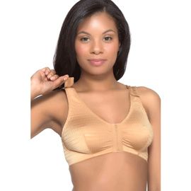 QT Intimates Front Closure Leisure Bra With Velcro Strap
