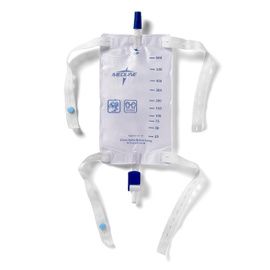 Medline Urinary Leg Bags with Twist Valve Elastic Straps