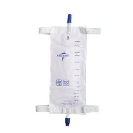 Medline Leg Bag With Comfort Straps And Twist Valve Drainage Port