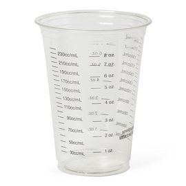 Medline Disposable Graduated Cold Plastic Drinking Cups