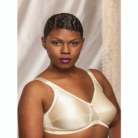 Nearly Me 630 Plain Soft Cup Beige Mastectomy Bra